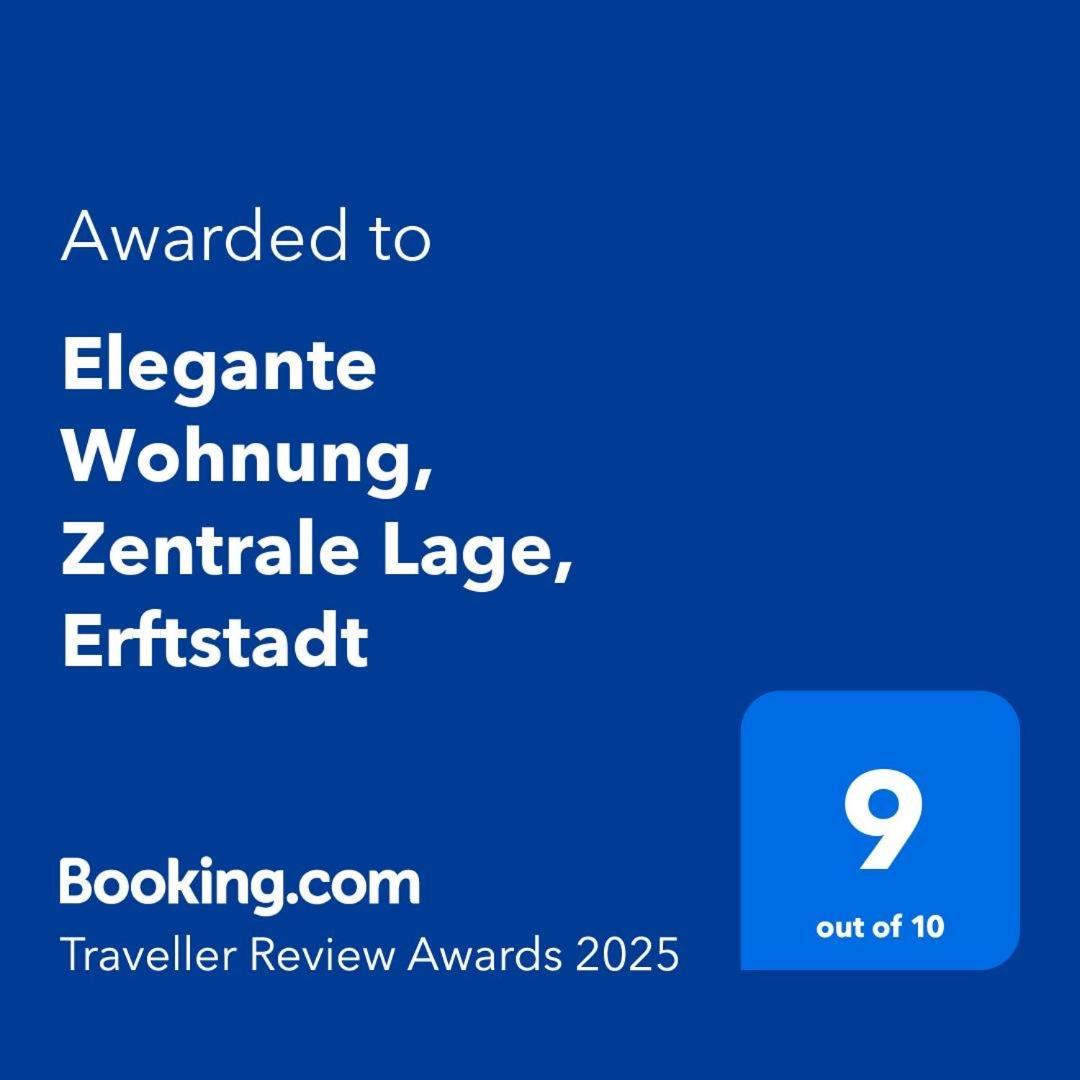 Elegante Apartment In Erftstadt Mit Balkon, Zentral, Bahnhof Nah, Phantasialand Bruehl Bei Cologne מראה חיצוני תמונה